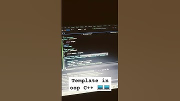 Template in oop C++ 💻💻