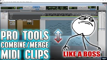Pro Tools | Combine/Merge MIDI Clips LIKE A BOSS! 🎵🔥