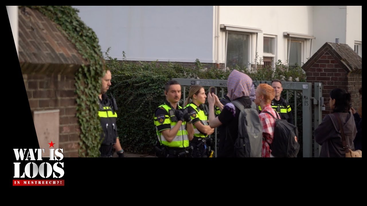 POLITIE ONTRUIMT PAND AAN DE JAMES WATTSTRAAT IN MAASTRICHT