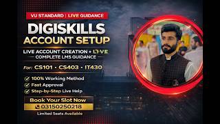 CS101, CS403, IT430 DigiSkills Account Creation 2026 | Live Setup + Assignment Solution | VUStandard