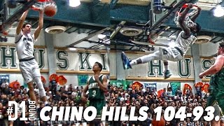 Chino Hills Wins 104-93: LiAngelo Ball 32 pts, Lonzo Ball 24 pts, 15 reb, 8 ast