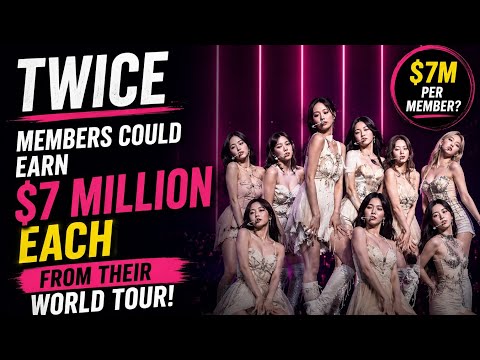 TWICE Members Could Earn $7 Million Each From Their World Tour—Fans Are Shocked!