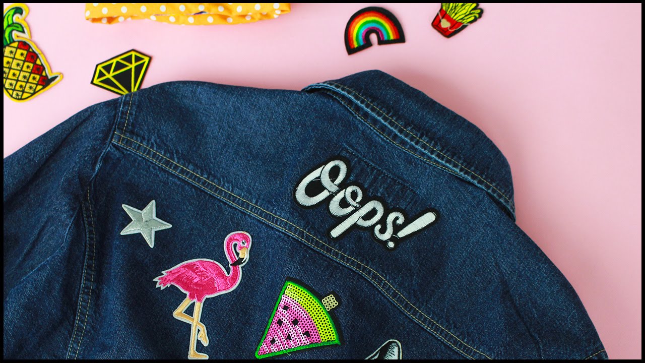 Jak naprasować naszywki - naszywki na kurtce