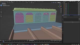 Blender Tutorial | Shop Shutter Design (Time-lapse)