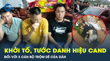 Khởi tố vụ án, tước danh hiệu Công an nhân dân với 3 cán bộ trộm dê của dân | CafeLand