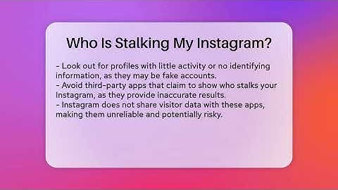 Who Is Stalking My Instagram? - Everyday-Networking