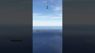 Moon Rocket Booster landing  fail - First stage simulator gameplay #shorts