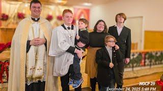 The SSPX  Traditional Latin Catholic baptism of James Stockton Dec 24, 2025 - Las Vegas