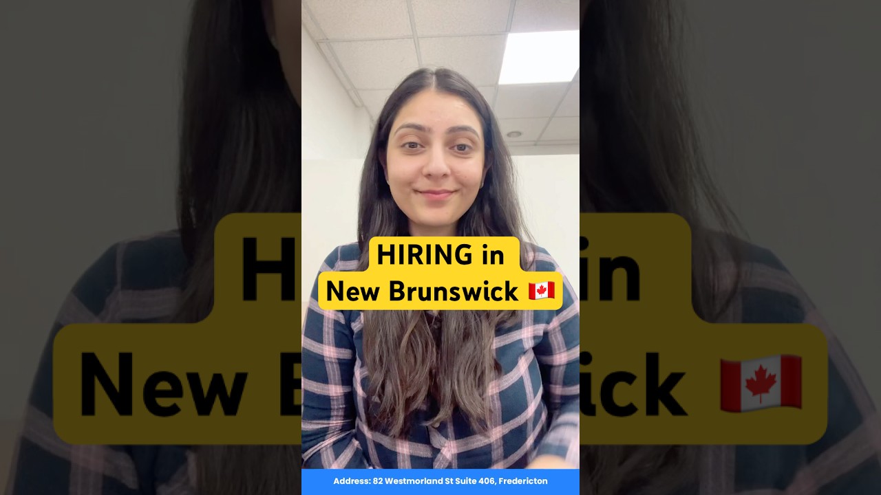 🔥 Hiring Alert in New Brunswick! 🇨🇦