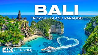 Bali 4K Drone Footage 🇮🇩 Tropical Paradise, Rice Terraces &amp; Ocean Views