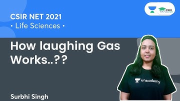 How laughing Gas Works..?? | CSIR NET 2021 By Surbhi Singh #shorts