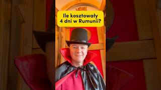Ile kosztowały 4 dni w Rumunii? #rumunia #podróże #ciekawostki #wakacje #shorts #brasov #romania