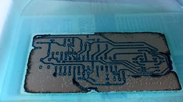 Etching PCB - Time Lapse