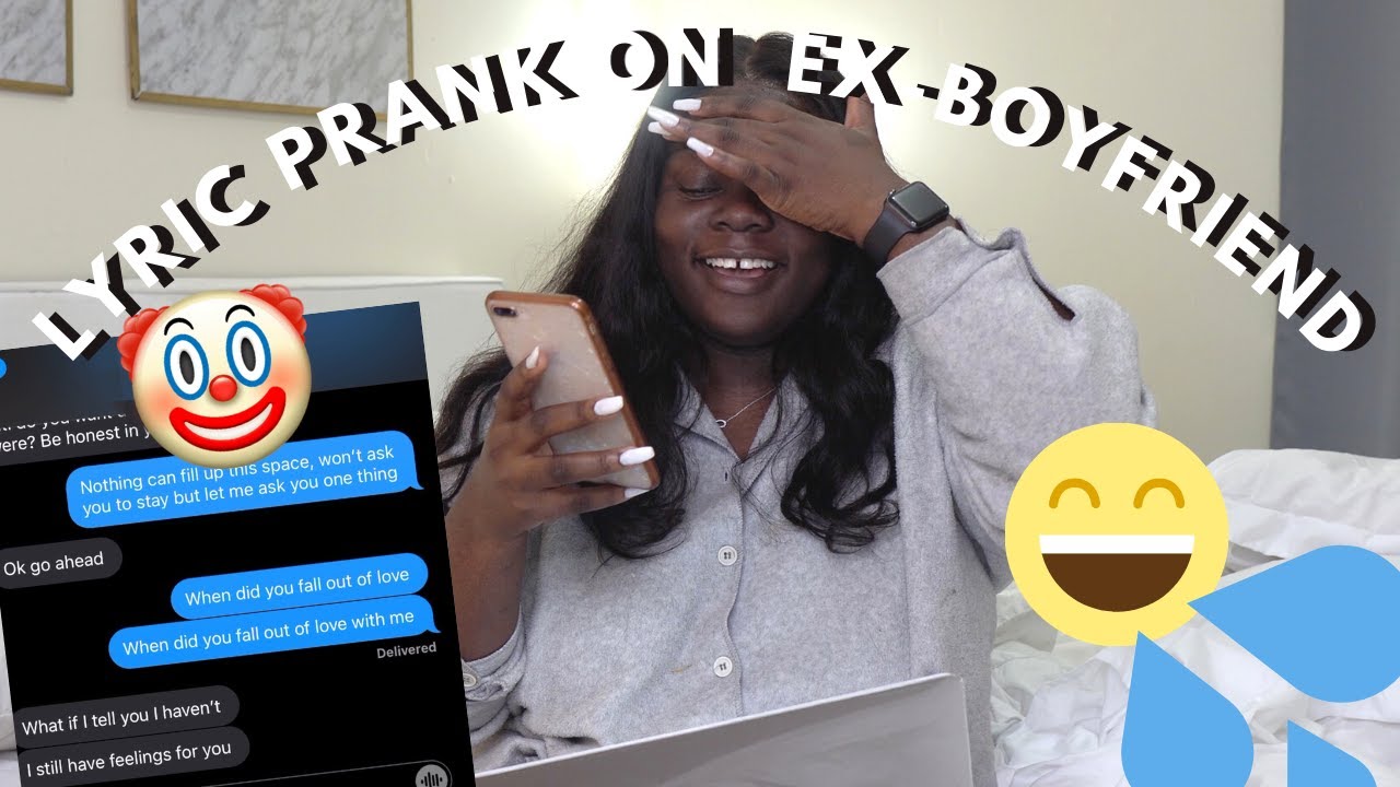 LYRIC PRANK ON EX BOYFRIEND (GONE RIGHT?!) | CHAT EVERYDAY IN DECEMBER ...