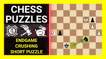 Chess Puzzles to Practice. Themes: Endgame, Crushing, Short puzzle. Learn Chess