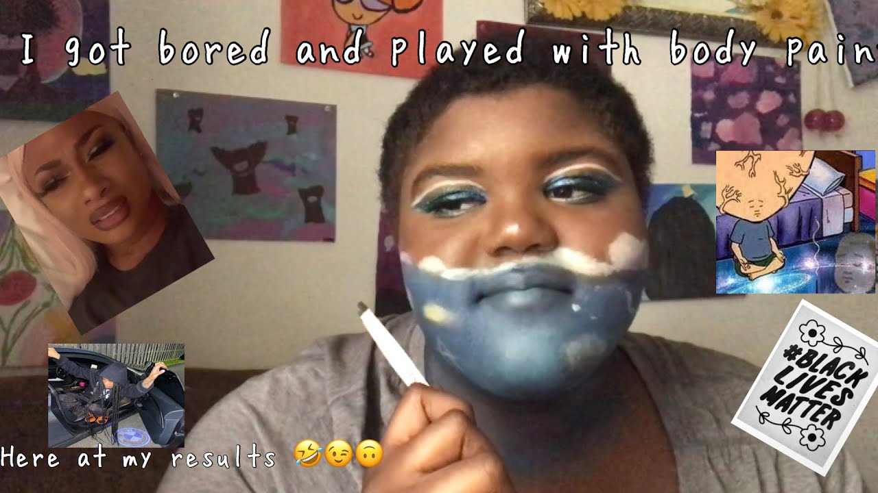 Using Body paint to escape my problems YouTube