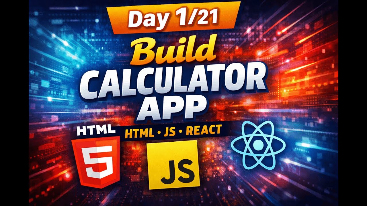 Day 1/21 | Frontend + System Design 🔥 Build Calculator using JS & React ...