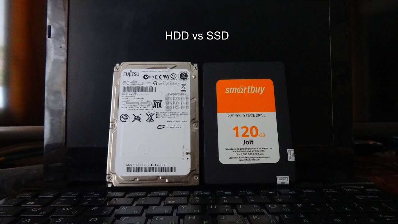 HDD vs SSD (Asus EEE PC X101H) - YouTube