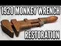 102-Year-Old Monkey Wrench Restoration