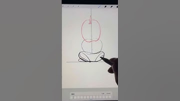 bouncing ball : ❎️ bouncing apple : ✅️ procreate animation #shorts #procreate #createanimation