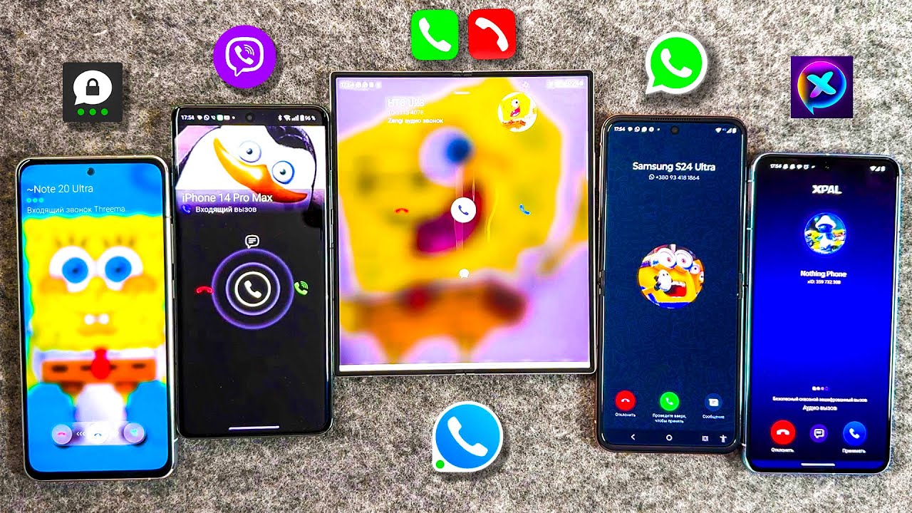 xPal + Zangi + Viber + WhatsApp + Threema - OnePlus 12, Z Fold 6, Pixel 8P, Nokia X30 & Moto 50U