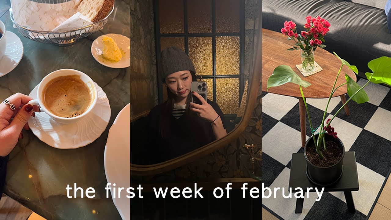 디자이너의 뉴욕 브이로그 — 2월 첫째 주 🍞베이킹에 빠진 퇴근 후 일상과 주말 일상까지 | 파스타 최고맛집 토리시 오픈런☕️ 향 찾아 다니고, 건강템 찾고! 왓츠인마이 파우치?