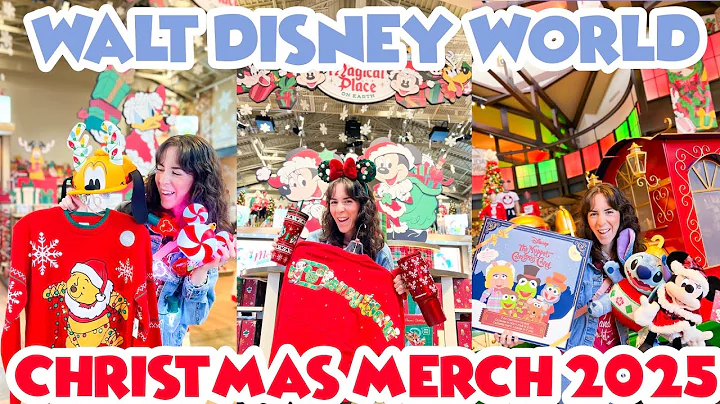 NEW DISNEY CHRISTMAS MERCH 2025!! | Walt Disney World | Disney Parks