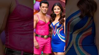 💫💖 Salman Khan Aishwarya Rai Romantic 😍 Moments in Western Style #shorts #ai