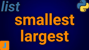 Python Program To Find The Smallest And Largest Number In A List