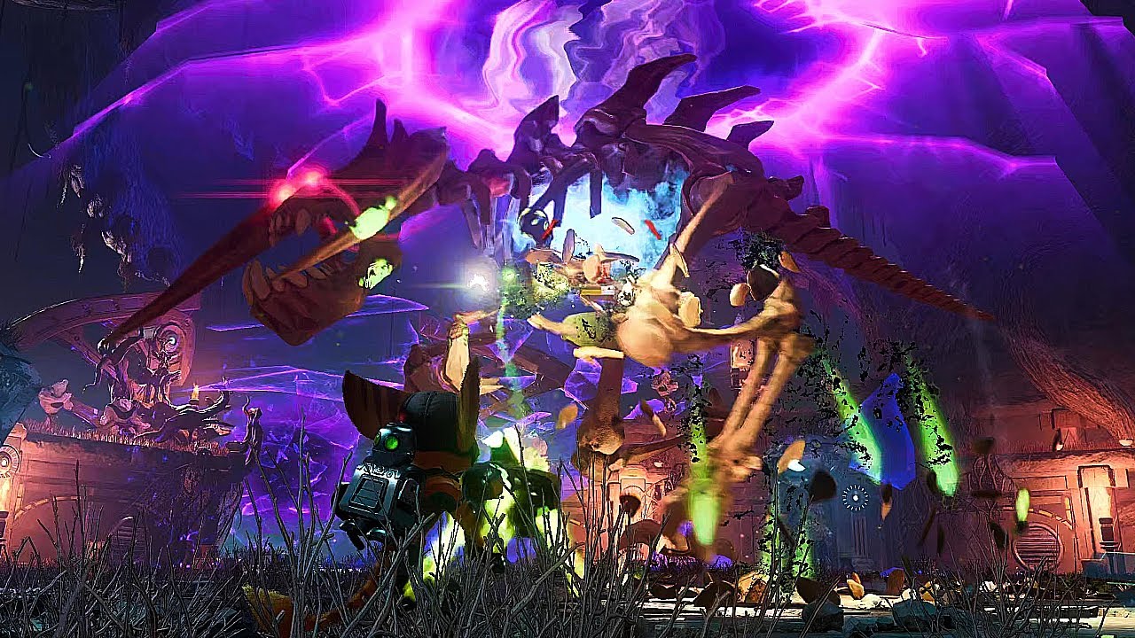 Undead Grunthor Boss Fight Ratchet and Clank Rift Apart PS5 (4K 60FPS) YouTube