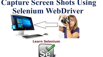 Selenium Tutorial for Beginners || How to take screenshot with Selenium WebDriver