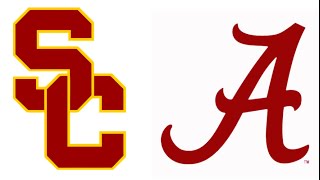 2016 #20 USC vs #1 Alabama (Highlights)