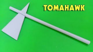 How To Make A Tomahawk From A4 Paper - Axe Ninja Origami