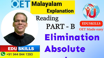 Edu Skills OET: Reading Part - B:Q.13:Strategies:Tips & Tricks :  Elimination: Absolute words