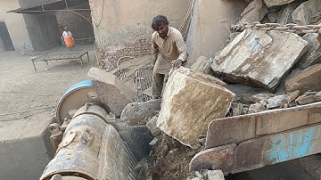 “Real Stone Crushing Power | Machine Jam Fix & Huge Rocks Crushing | RockCrushing 126