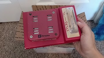 Simplex Fire Alarm Unboxing: Unboxing a Trade Package From Simplex Guy (3 Devices)