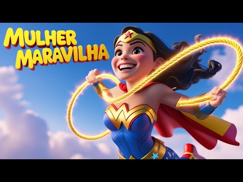 🎵 Mulher Maravilha - Vídeo infantil musical | Desenho infantil