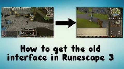 How To Get The Old Interface In Runescape 3 (Legacy Mode) Still works 2016!