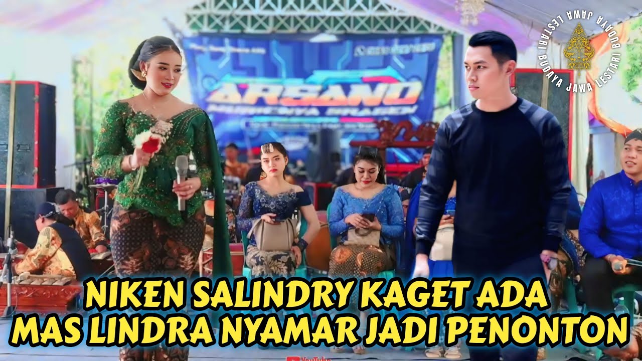 NIKEN SALINDRY SAMPAI KAGET ADA MAS LINDRA MENYAMAR JADI PENONTON