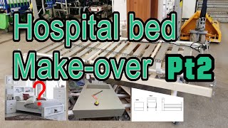 Hospital bed make-over Pt2 - Making the footboard & rails screenshot 4