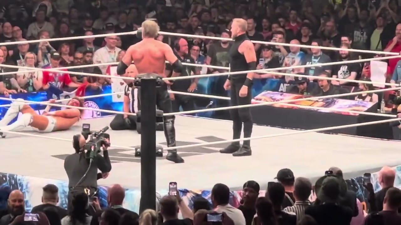 Finish to Edge and Christian Vs Killswitch and Kip Sabian AEW Forbidden Door