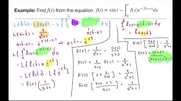3.7 Integral equations (Mathematics for Engineering 3)