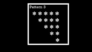 Star pattern 3 in C programming