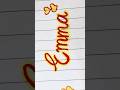 Names 💕#Cursive #Handwriting #Calligraphy #Shorts #viral