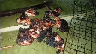 Acara bakar ayam sebelum malam tahun baru