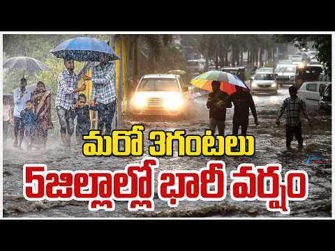 Heavy Rains In Telangana | Rain Alert | మరో 3గంటలు 5జిల్లాల్లో భారీ వర్షం | ZEE Telugu News - ZEE24TELUGUNEWS