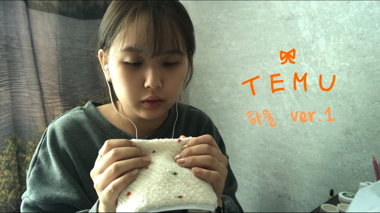 ASMR | 테무 하울 asmr은 처음이지? (ver.1)