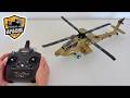 Boeing AH-64 Apache Helicopter | Unboxing & Maiden Flight | Yu Xiang F11-N | Stirlingkit