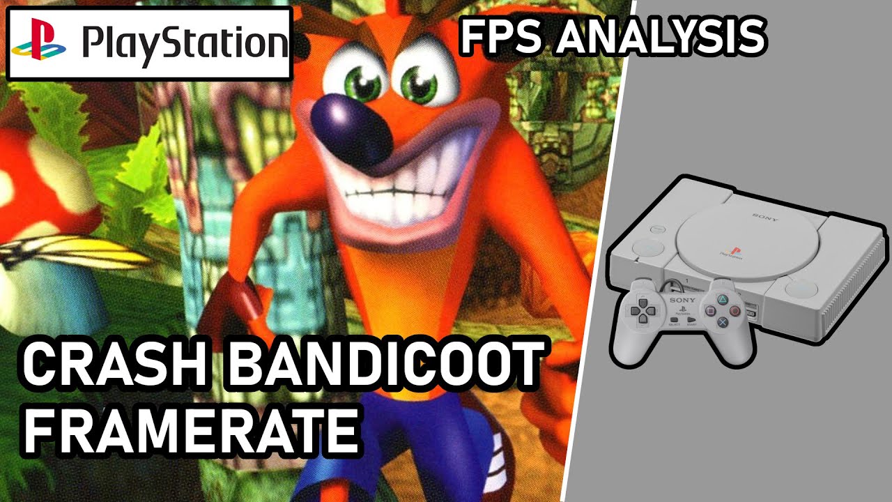 Crash Bandicoot  |  Playstation  |  Frame Rate Test