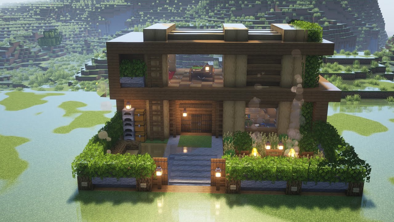 Massive Wooden Survival Base Build – Full Minecraft House Tutorial